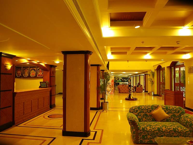 Fortune Select Grand Ridge - Member ITC Hotel Group Tirupati Exterior foto The lobby of the hotel